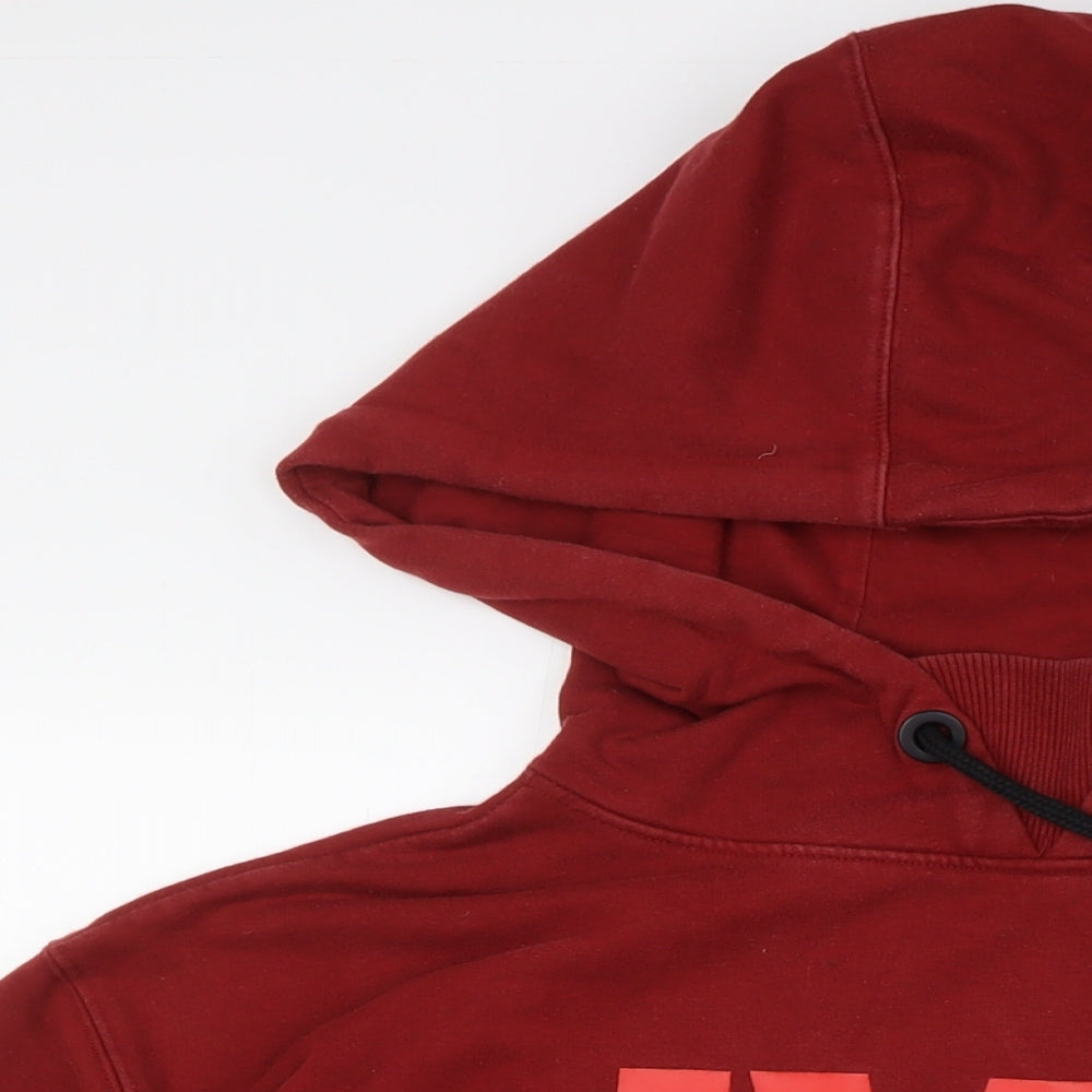 IVY PARK Mens Red Cotton Pullover Hoodie Size S