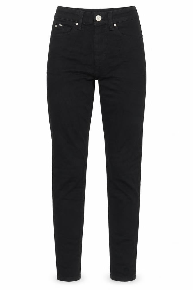 Marks & Spencer Womens Black Cotton Skinny Jeans Size 6 L28 in Regular