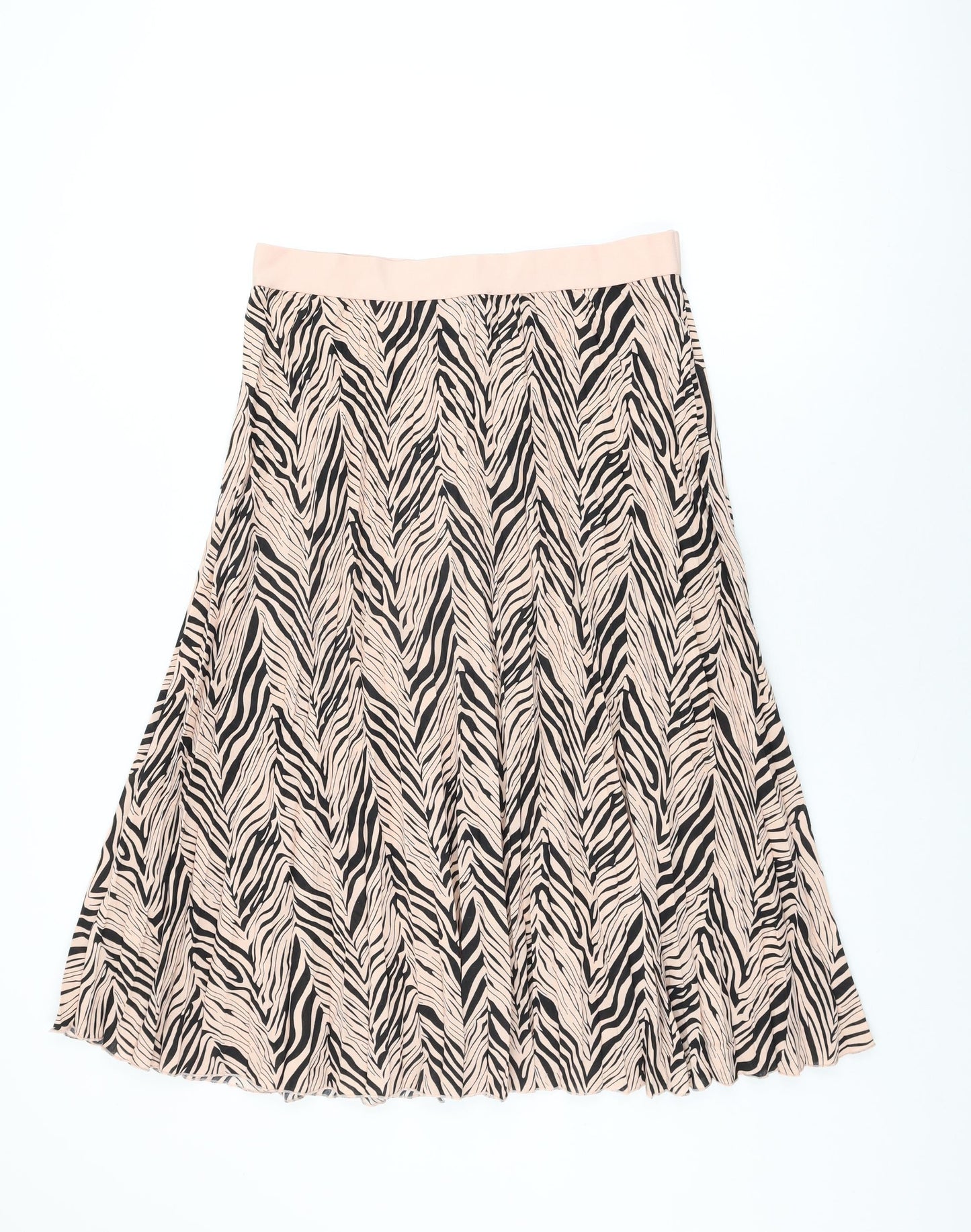 Little Mistress Womens Pink Geometric Polyester Swing Skirt Size 16