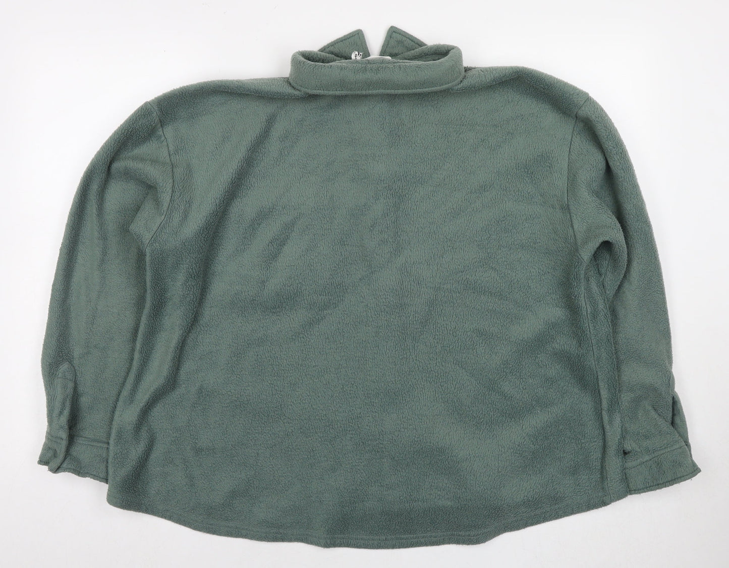 ASOS Womens Green Jacket Size 16 Snap