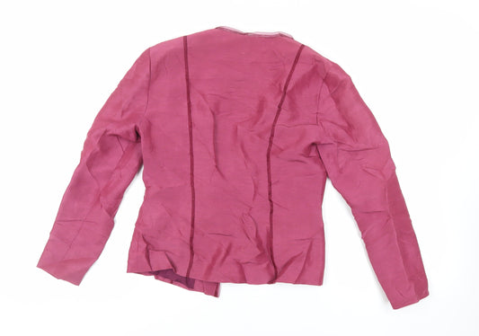 Fenn Wright Manson Womens Pink Jacket Blazer Size 10 - Open