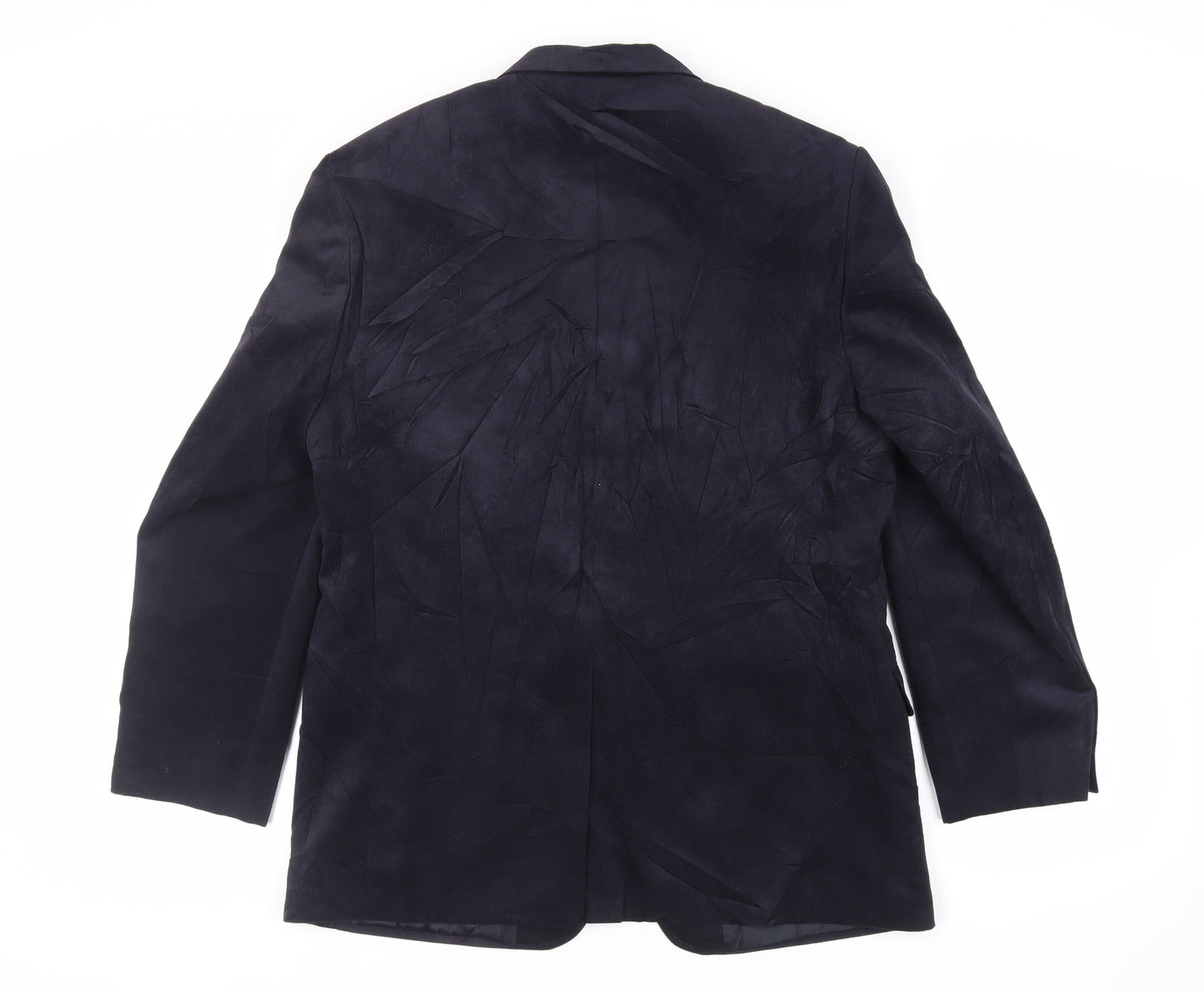 Marks and Spencer Mens Blue Polyester Jacket Blazer Size 40 Regular