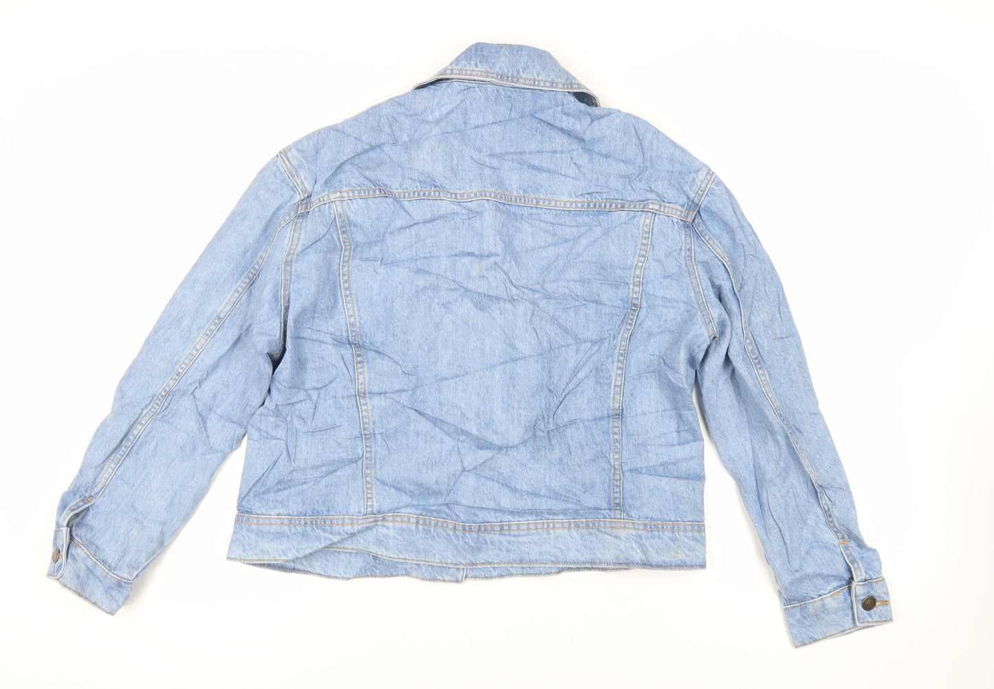 Marks and Spencer Womens Blue Jacket Size 12 Button