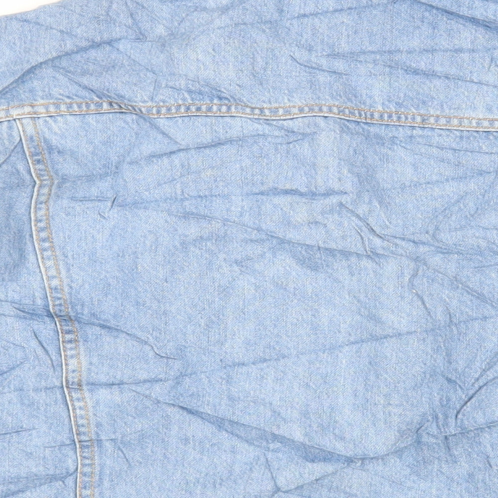 Marks and Spencer Womens Blue Jacket Size 12 Button
