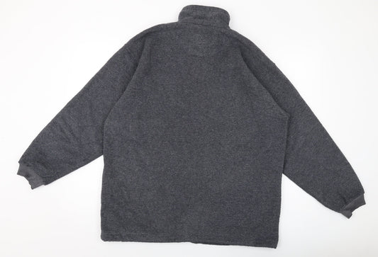 Vittorio Rossi Mens Grey Polyester Pullover Sweatshirt Size M