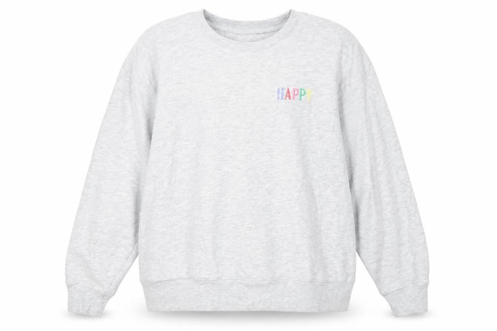 Marks and Spencer Womens Grey Cotton Pullover Sweatshirt Size 22 Pullover