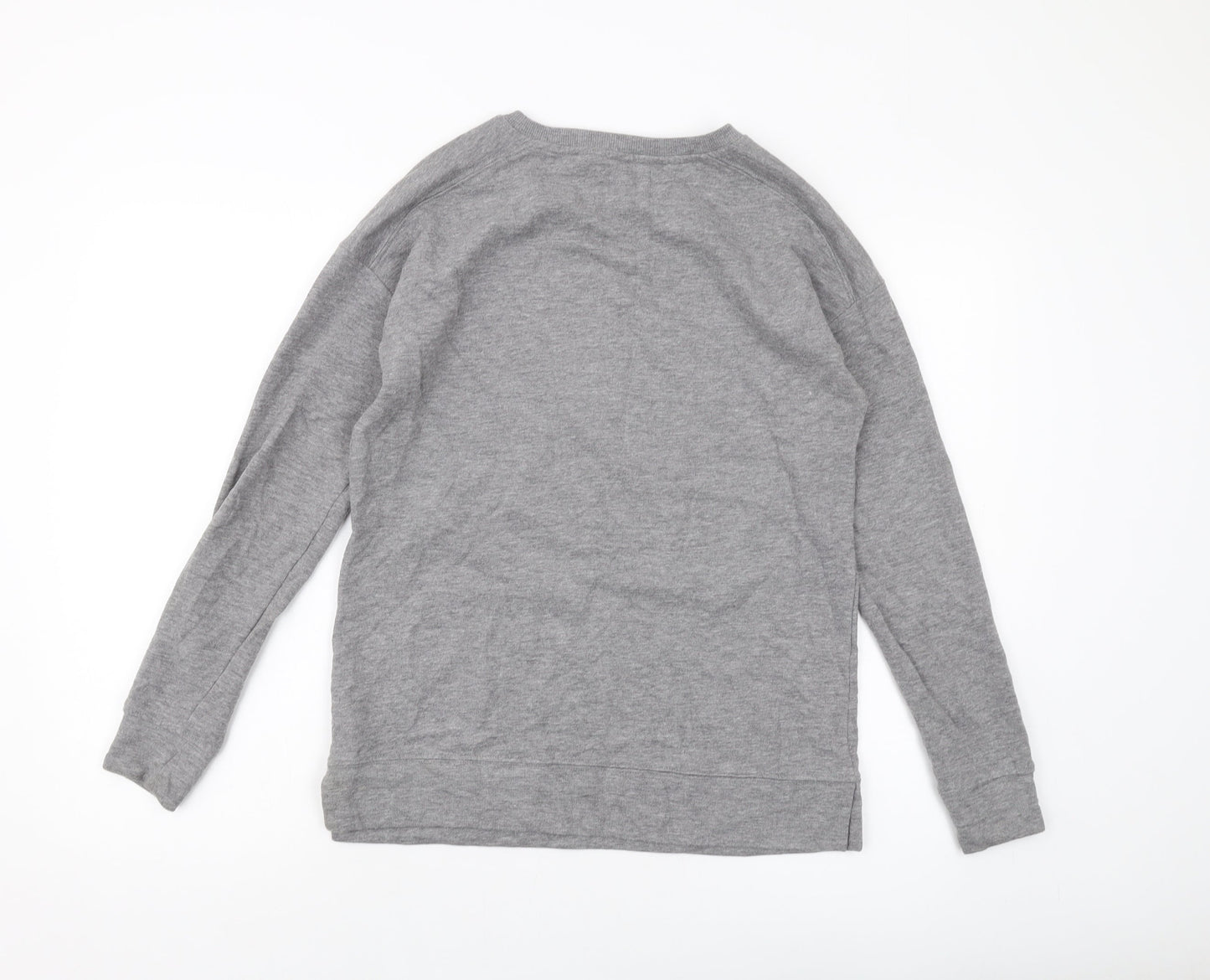 NEXT Womens Grey Cotton Pullover Sweatshirt Size XS Pullover