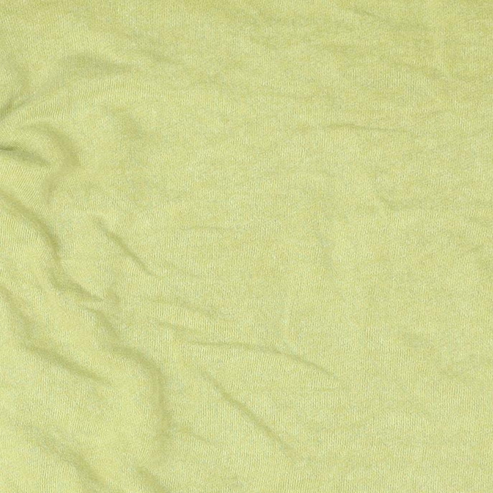 Wrap London Womens Green Hemp Pullover Sweatshirt Size 12 Pullover