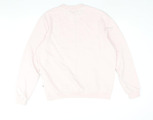 Ocean Laundry Womens Pink Cotton Pullover Sweatshirt Size L Pullover - Logo