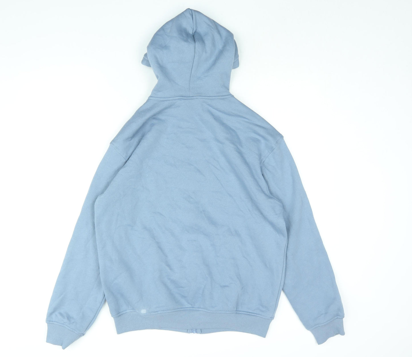 H&M Mens Blue Polyester Full Zip Hoodie Size S