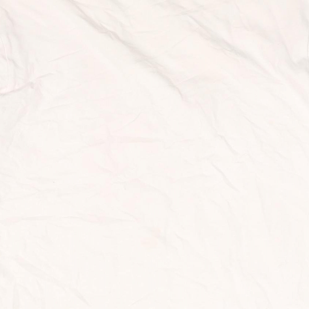 Gap Womens Pink Cotton Basic Blouse Size L V-Neck