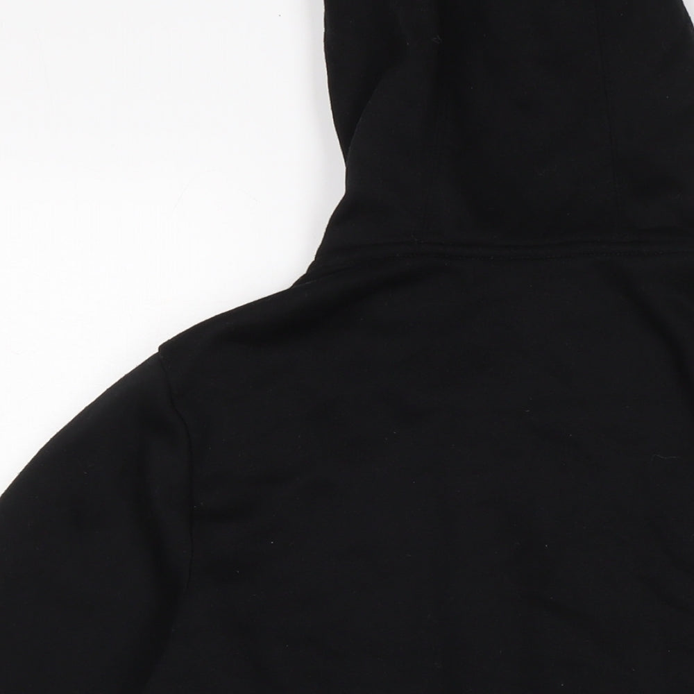Slazenger Mens Black Cotton Full Zip Hoodie Size XS