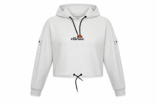 Womens UK 16 Regular ellesse Grey Pullover Hoodie