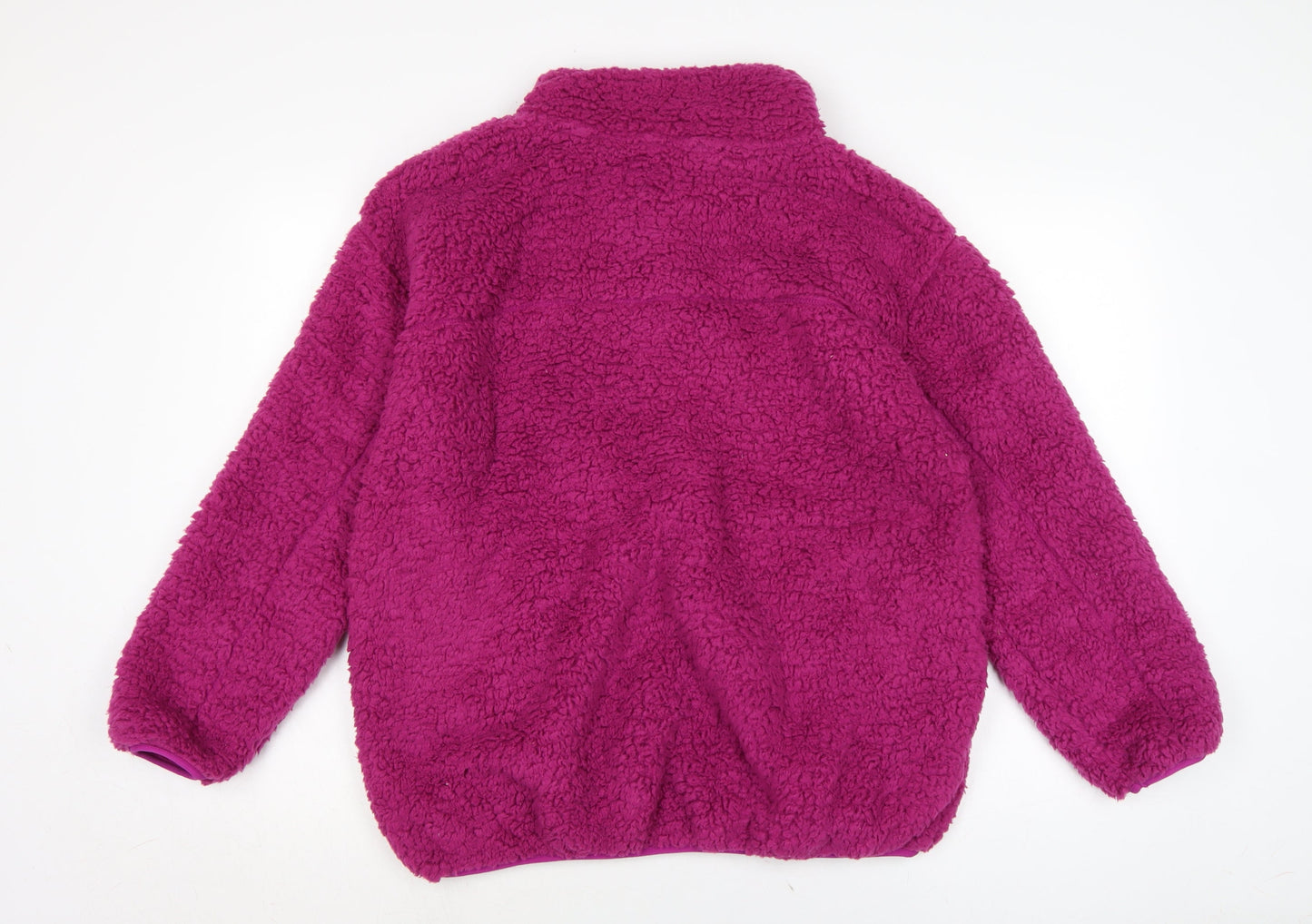 NEXT Womens Purple Mock Neck Polyester Pullover Jumper Size 12