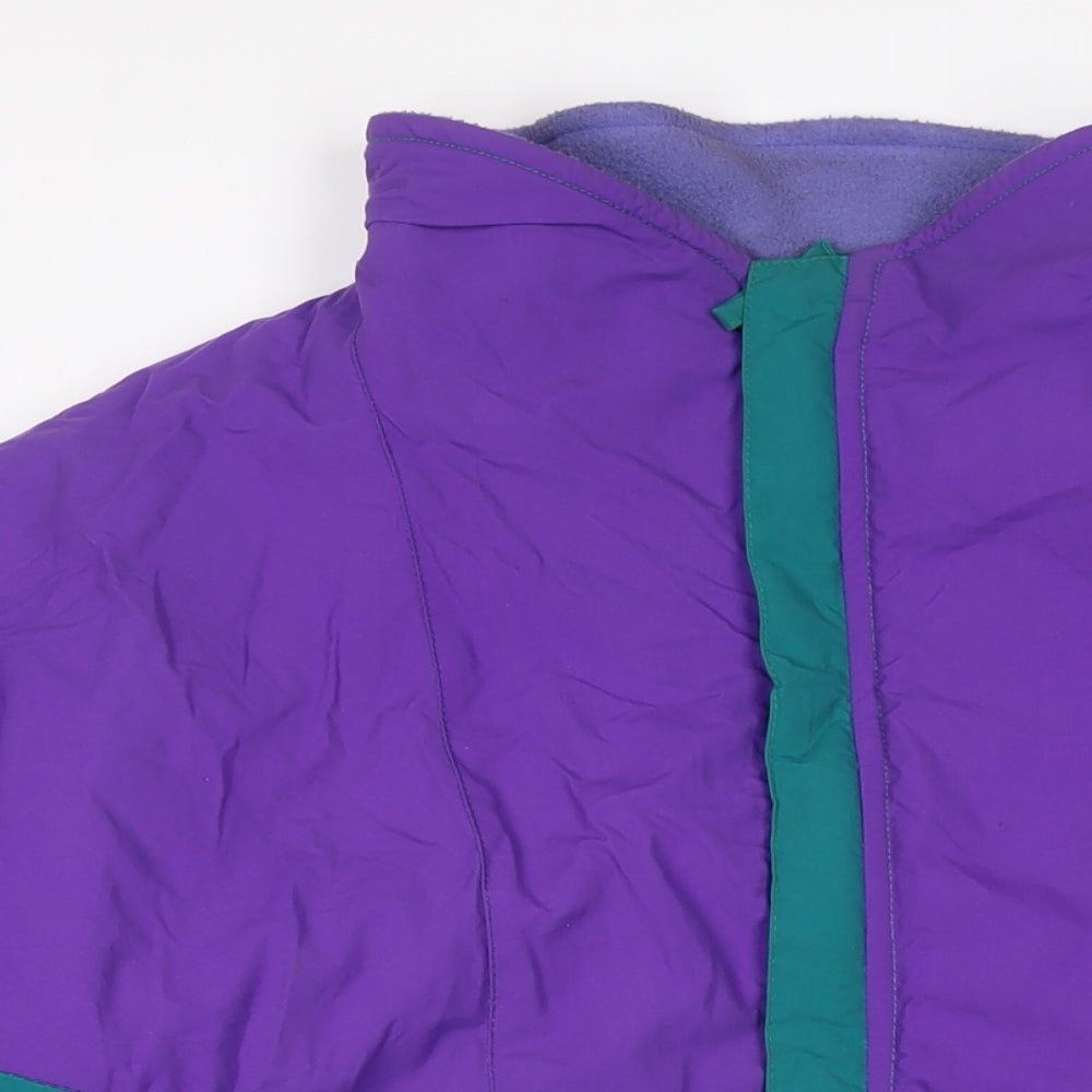 Polartec Womens Green Anorak Jacket Size XL Zip