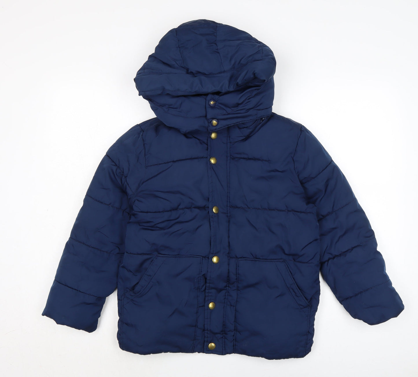 Gap Boys Blue Puffer Jacket Coat Size M Zip