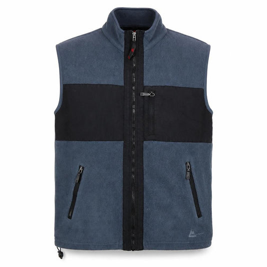 One Valley Mens Blue Gilet Waistcoat Size M Zip