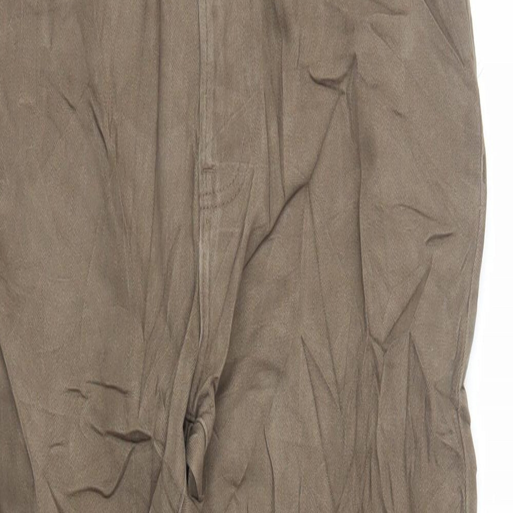Denim & Co. Mens Brown Cotton Straight Jeans Size 30 in L29 in Regular Zip