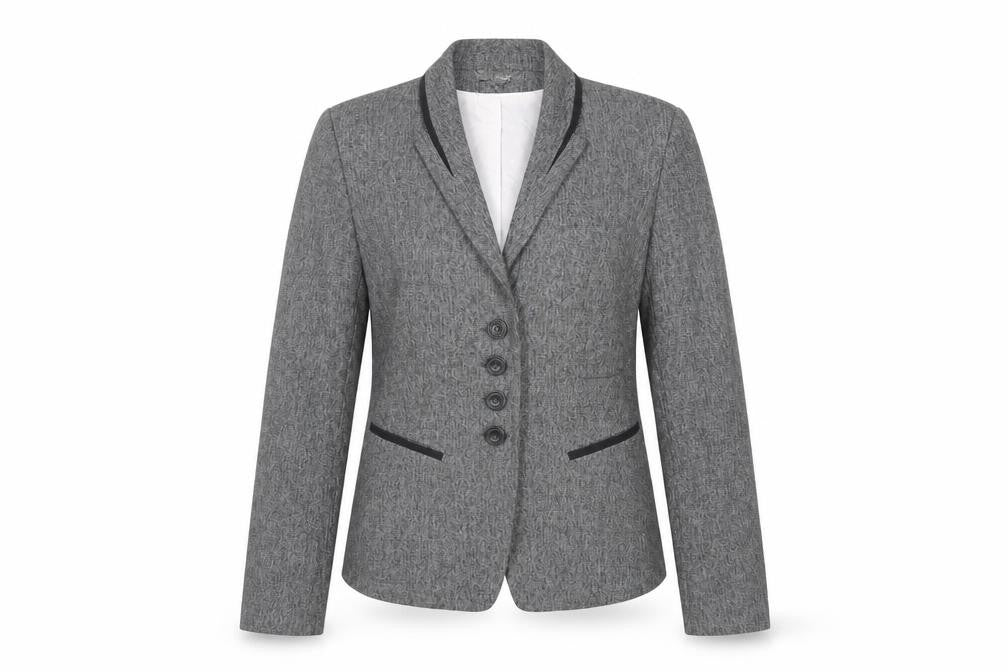 Next Womens Grey Jacket Blazer Size 12 Button