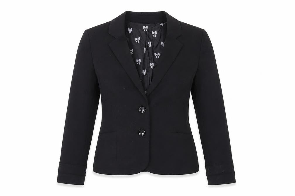 Divided by H&M Womens Black Jacket Blazer Size 8 Button