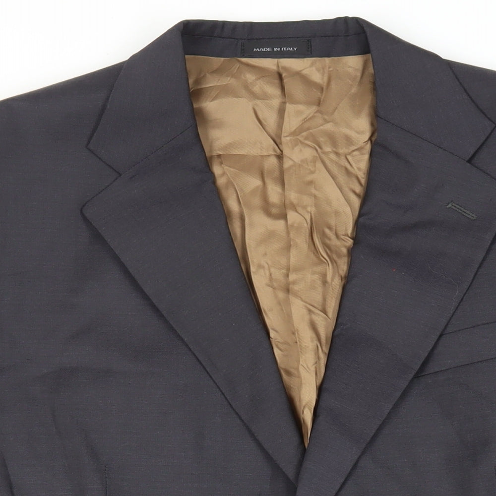Marks and Spencer Mens Grey Wool Jacket Suit Jacket Size 42 Regular