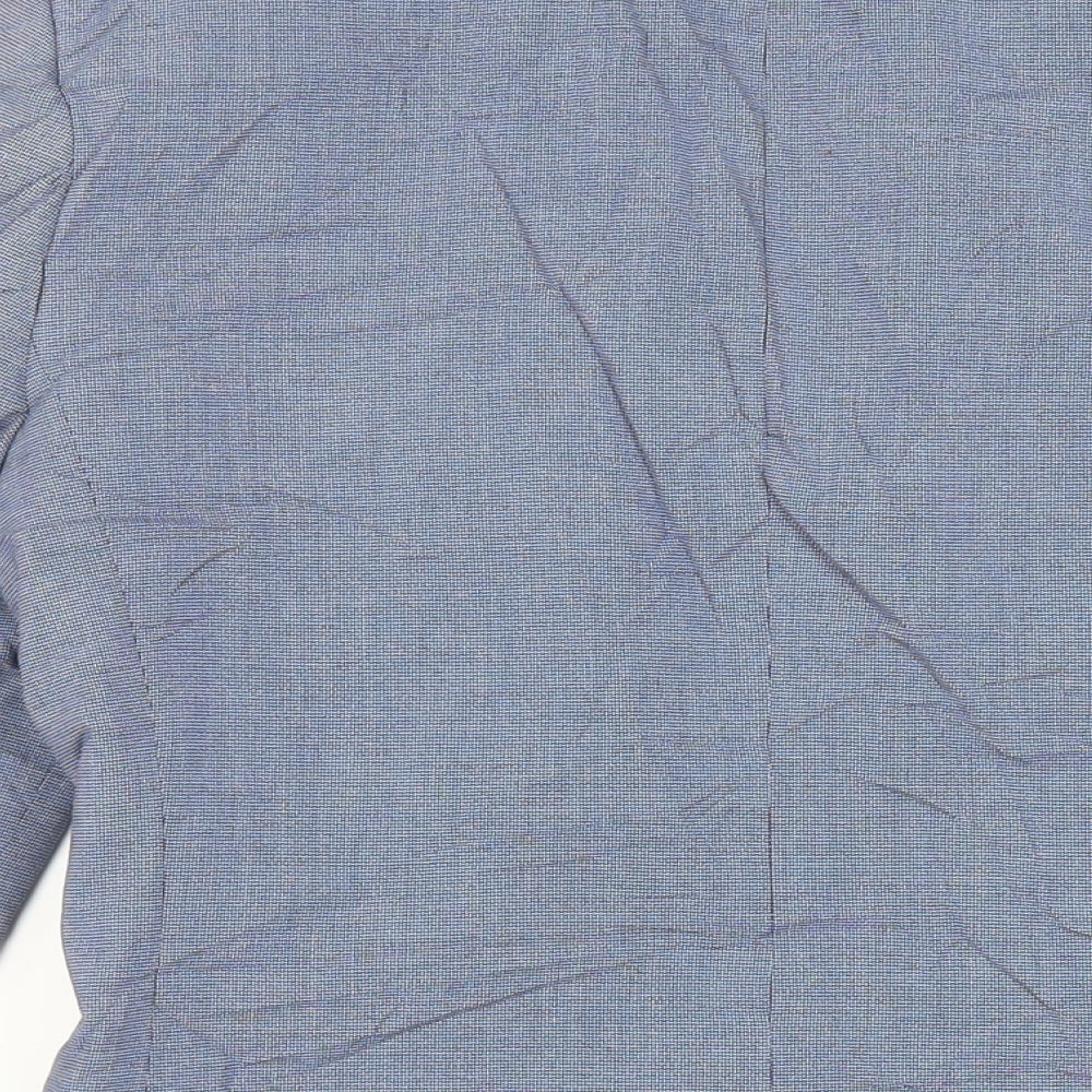 Marks and Spencer Mens Blue Polyester Jacket Suit Jacket Size 36 Regular