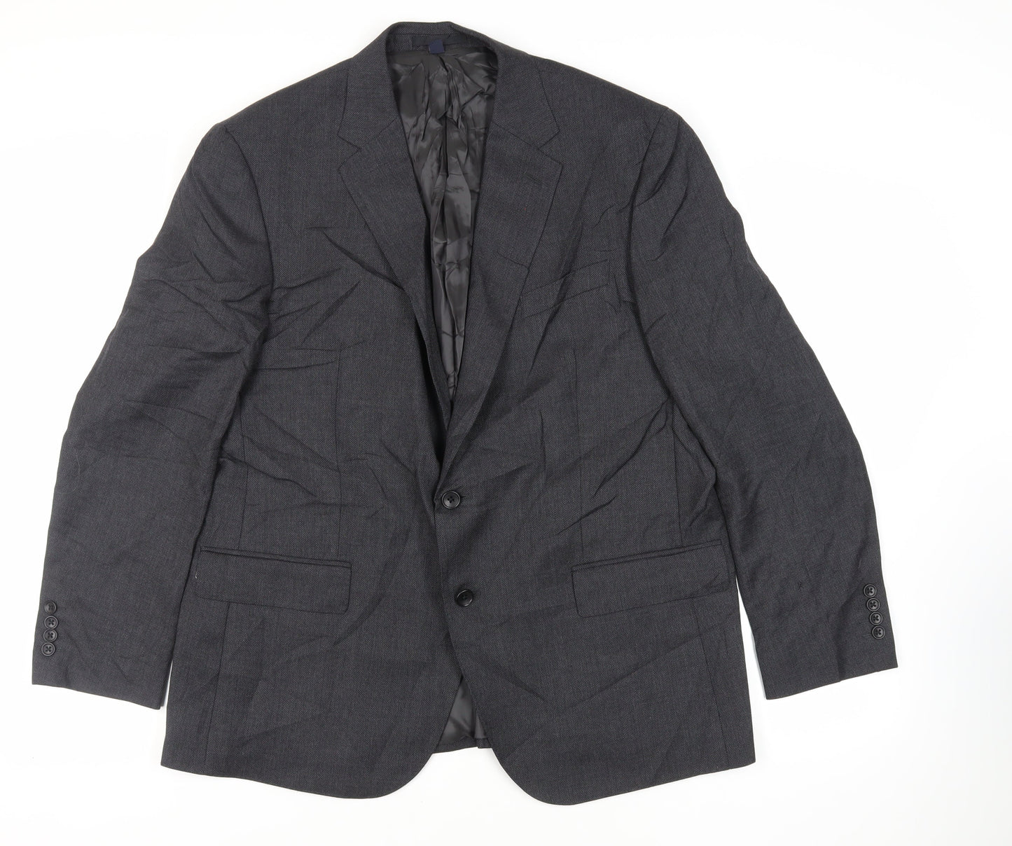 Marks and Spencer Mens Grey Wool Jacket Suit Jacket Size 44 Regular