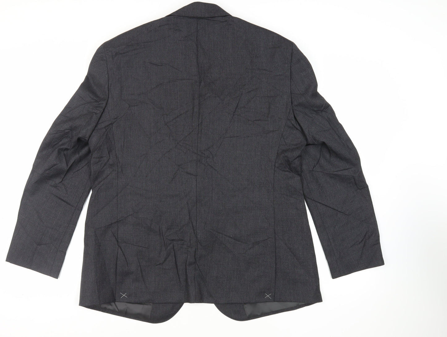 Marks and Spencer Mens Grey Wool Jacket Suit Jacket Size 44 Regular