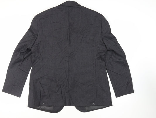 Marks and Spencer Mens Grey Wool Jacket Suit Jacket Size 44 Regular