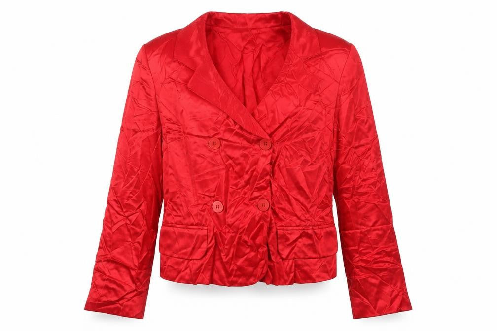 Principles Womens Red Jacket Blazer Size 14 Button