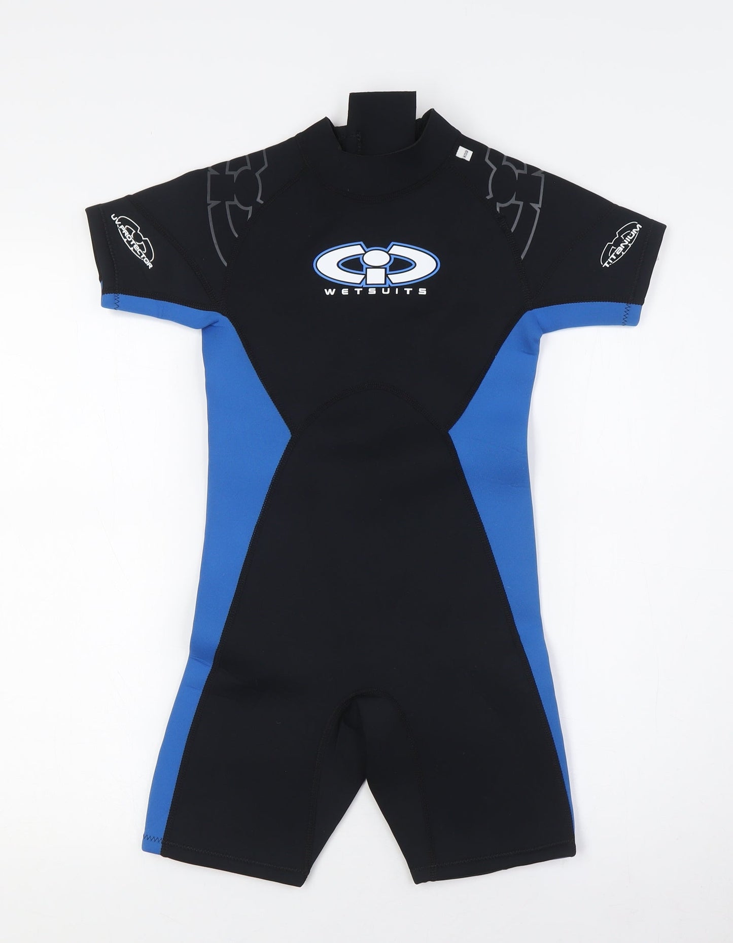 CIC Girls Black Polyester Jumpsuit One-Piece Size 9 Years L7 in Zip - Wet Suit