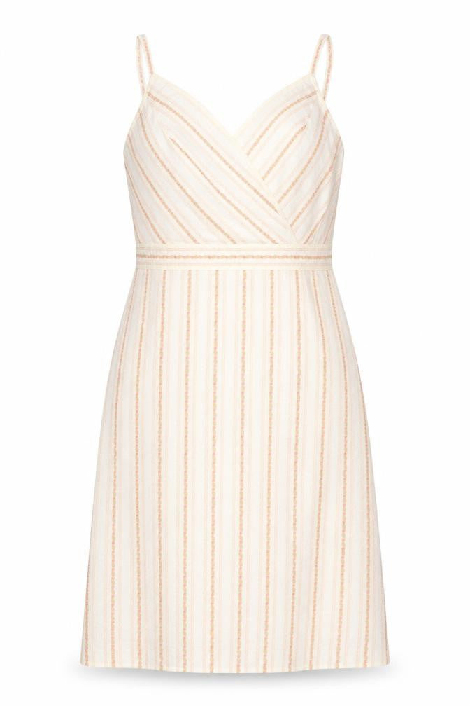 Jesire Womens Ivory Cotton A-Line Size 8 V-Neck Zip