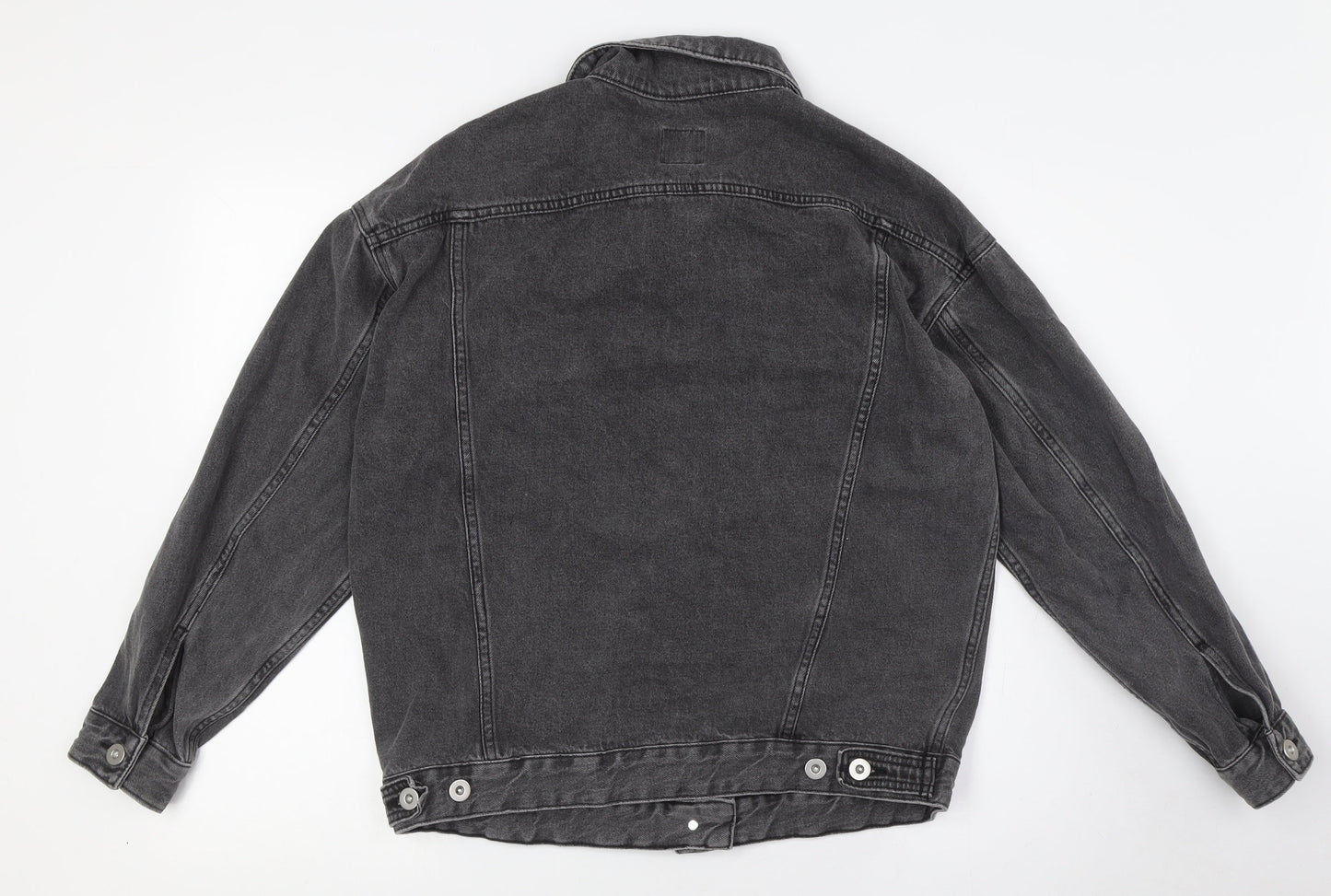 Wild Fable Mens Black Jacket Size S Button