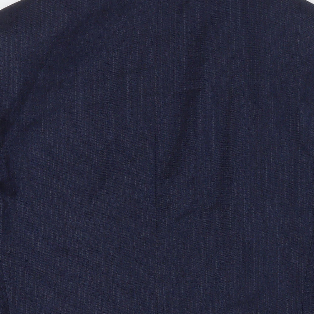 Marks and Spencer Mens Blue Wool Jacket Suit Jacket Size 38 Regular