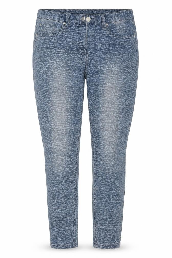 George Womens Blue Polka Dot Cotton Skinny Jeans Size 12 L26 in Regular Zip