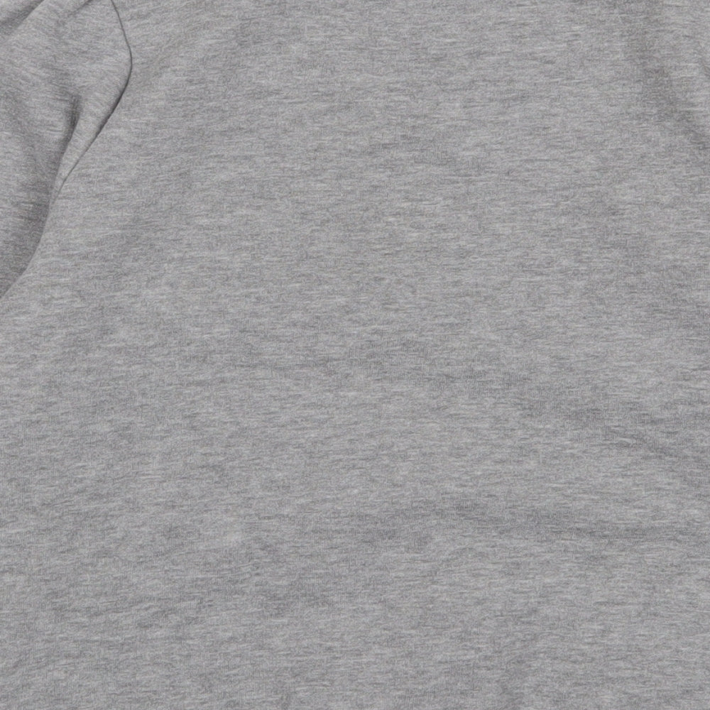 Marks and Spencer Womens Grey Cotton Pullover Sweatshirt Size 10 Pullover