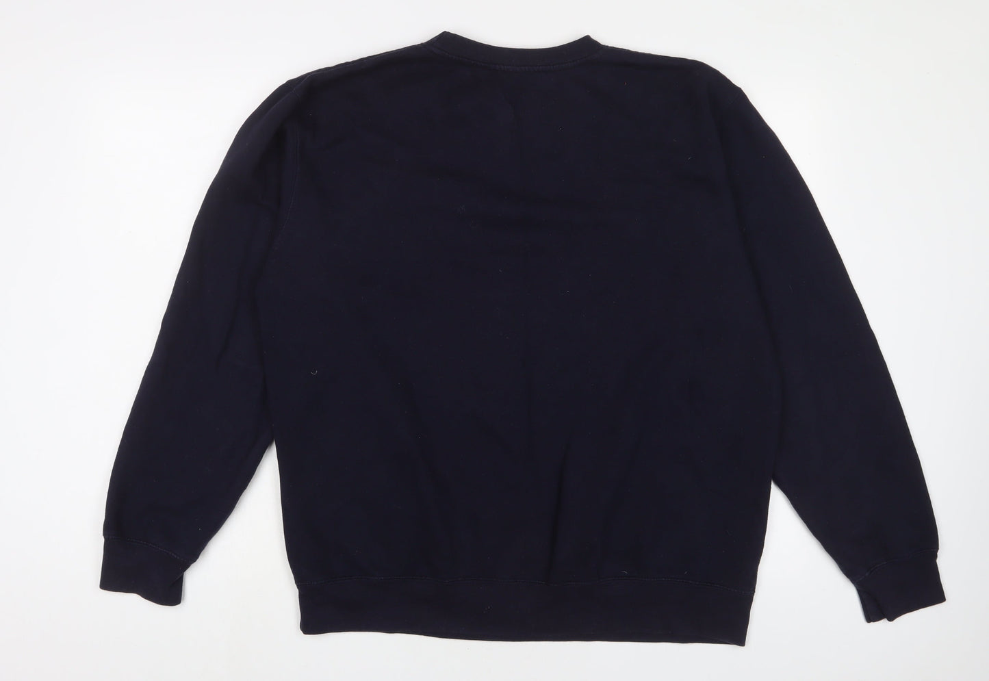 Teepublic Womens Blue Cotton Pullover Sweatshirt Size L Pullover