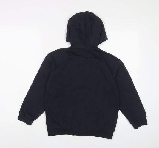 NEXT Boys Blue Cotton Full Zip Hoodie Size 9 Years Zip