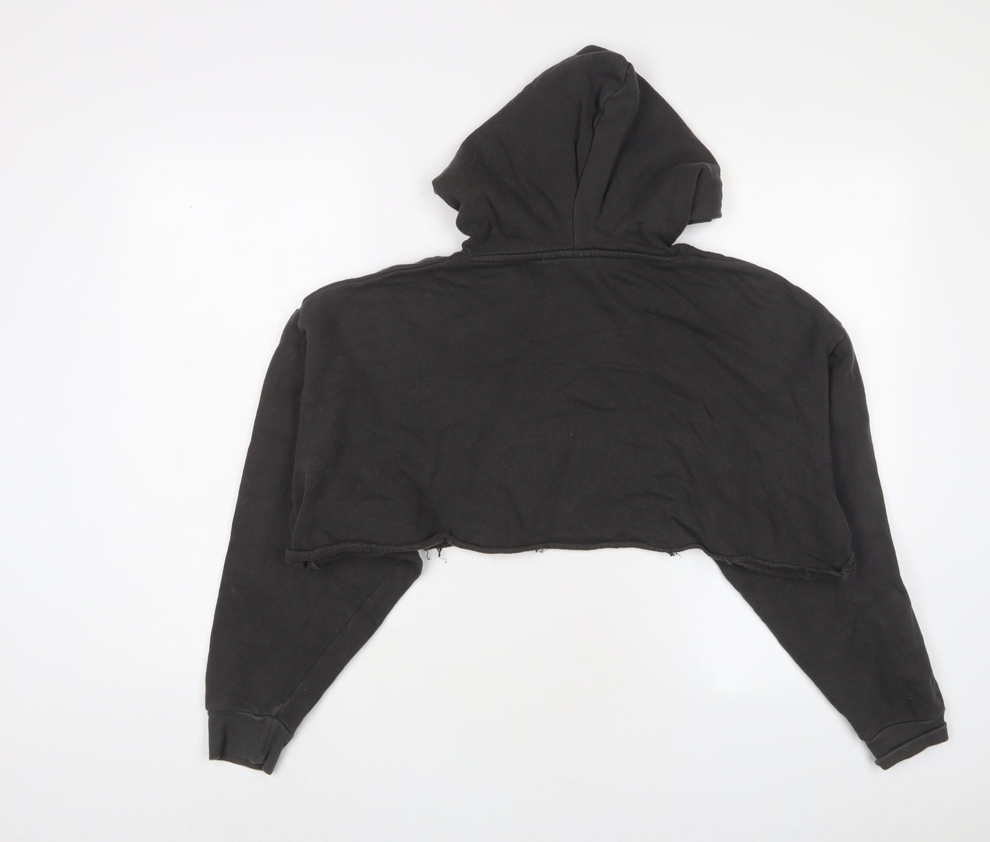 ASOS Womens Grey Cotton Pullover Hoodie Size 2XS Pullover