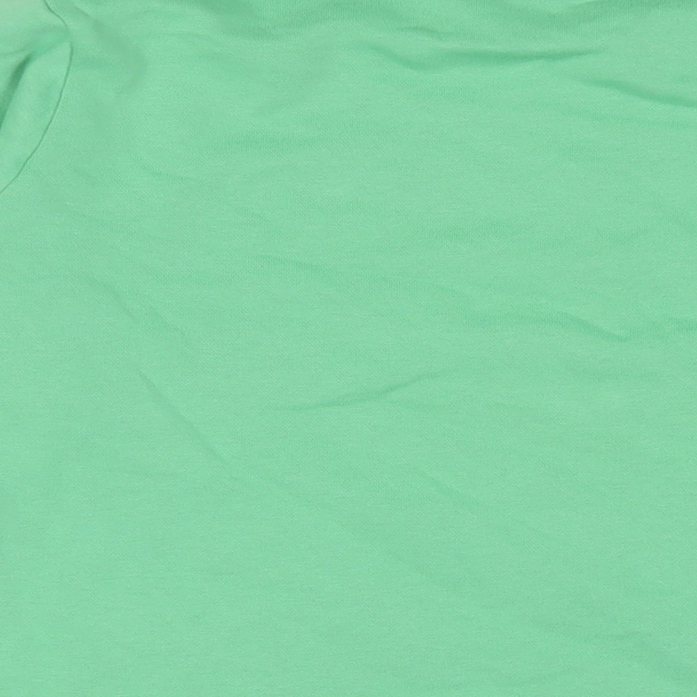 Marks and Spencer Mens Green Cotton Pullover Sweatshirt Size L
