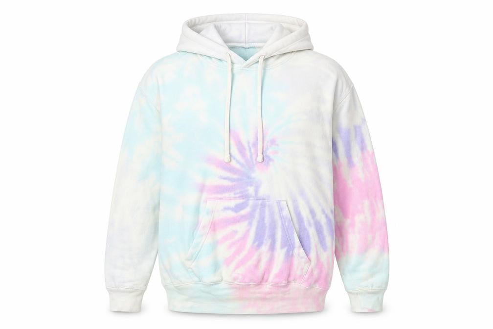 colortone Womens Multicoloured Geometric Polyester Pullover Hoodie Size M Pullover