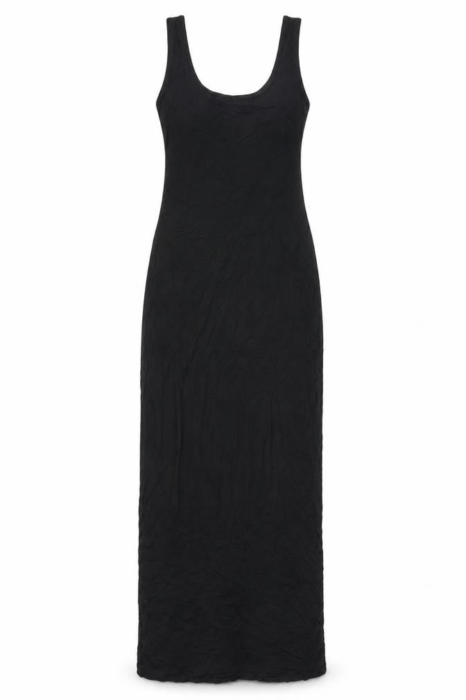 Boohoo Womens Black Viscose Maxi Size 10 Scoop Neck Pullover