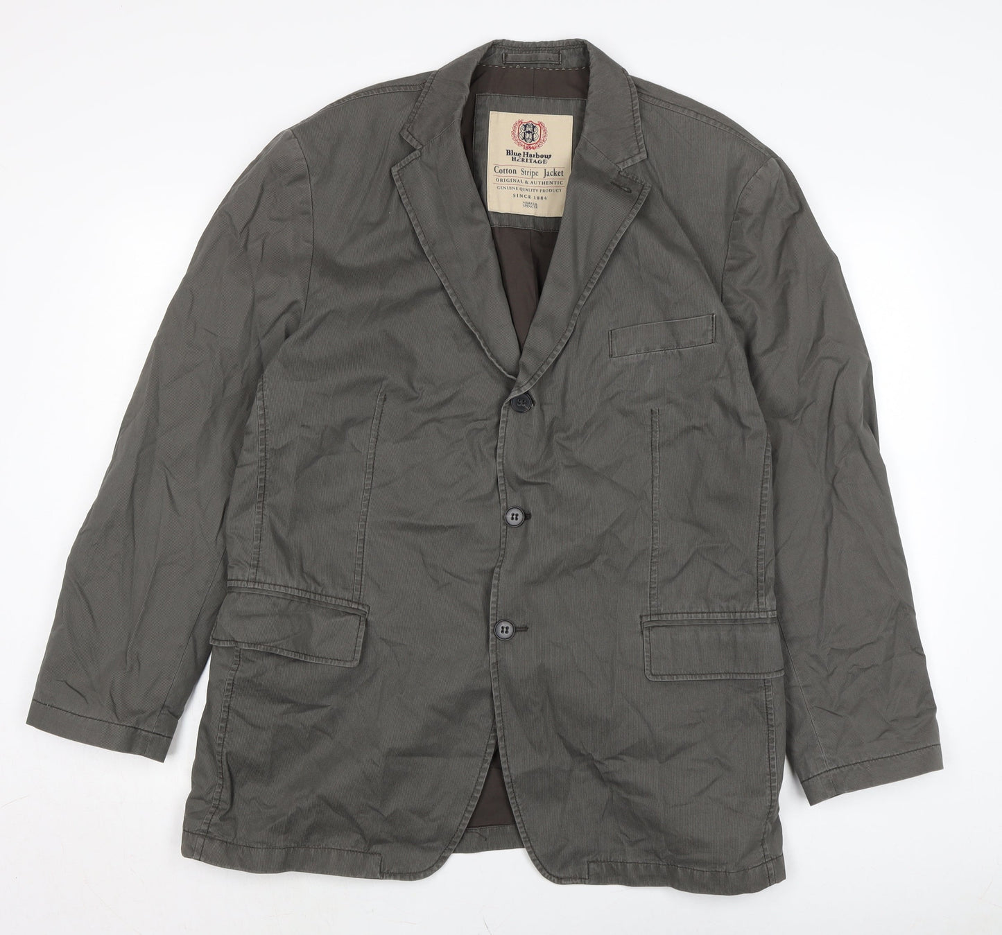 Marks and Spencer Mens Grey Jacket Size XL Button