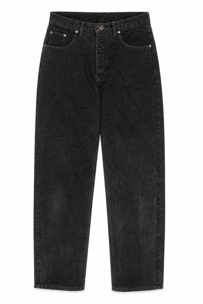 Custom Company Womens Grey Cotton Straight Jeans Size 26 in L28 in Regular Zip