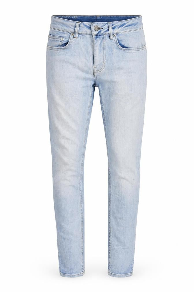 Topman Womens Blue Cotton Blend Skinny Jeans Size 26 in L31 in Regular Zip