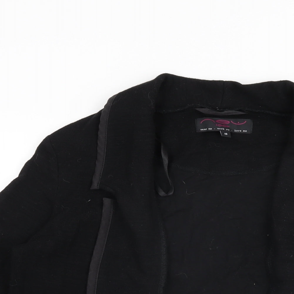 New Look Womens Black Jacket Size 10