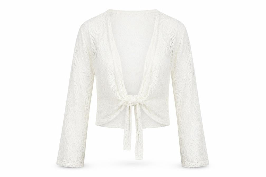 Zuppe Womens White Geometric Nylon Basic T-Shirt Size S V-Neck