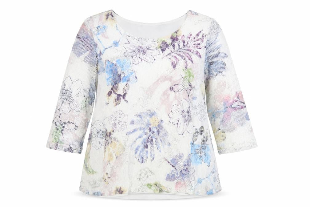 Womens UK Size L Anna Rose White Polyamide Blouse