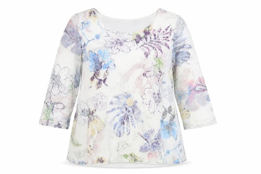 Womens UK Size L Anna Rose White Polyamide Blouse