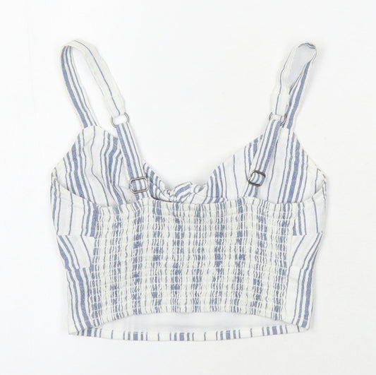 Hollister Womens Multicoloured Polka Dot Cotton Camisole Blouse Size XS Sweetheart